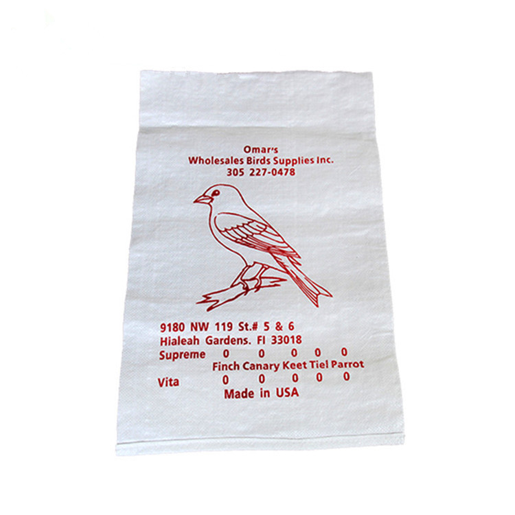 Quality Waterproof Woven Polypropylene Feed Bags Tear Resistant Customized Printing for sale