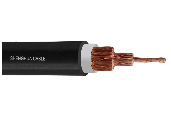 Quality Flexible Copper Wire Rubber Sheathed Cable Black Welding Cable for sale