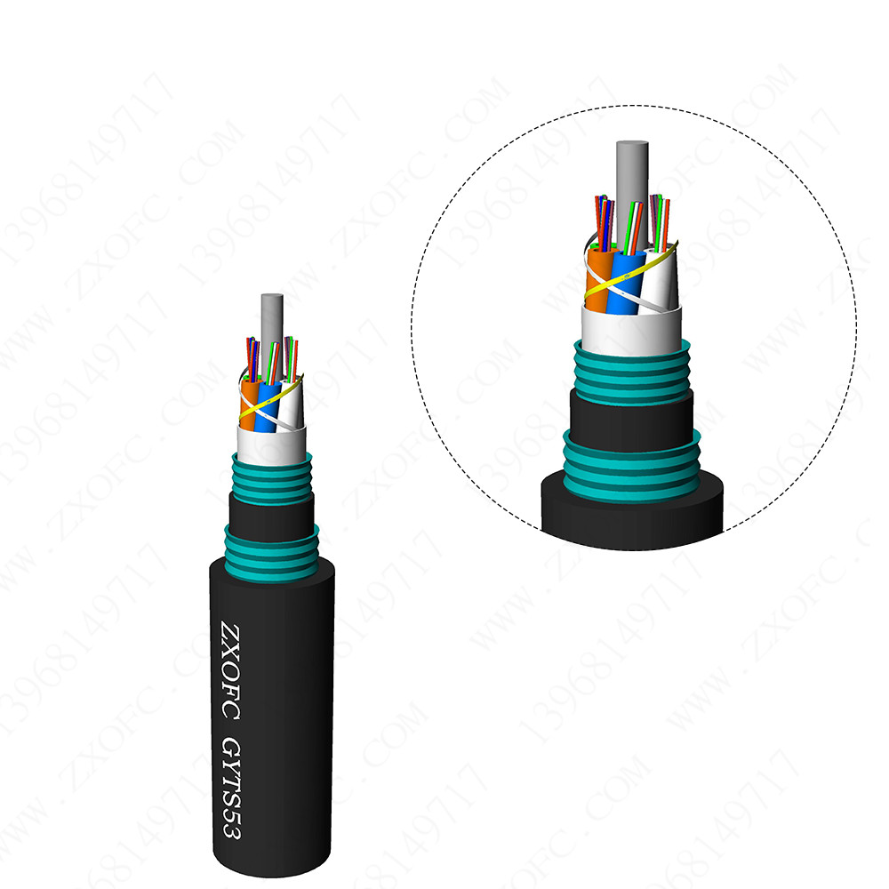Buy cheap GYTS53 Armored Direct Buried Fiber Optic Cable Rodent Protection TLC from wholesalers