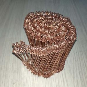 Quality 4'' 16 Gauge Copper Wire Ties Antierosion Double Loop Reinforcing Work for sale