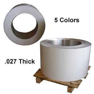 Quality .027 thick color coated aluminum coil with PE coating for gutter for sale