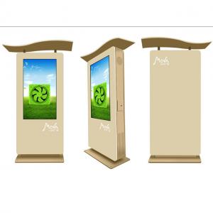Quality CB AC100V Outdoor Touch Screen Kiosk Digital Signage 2500nits for sale