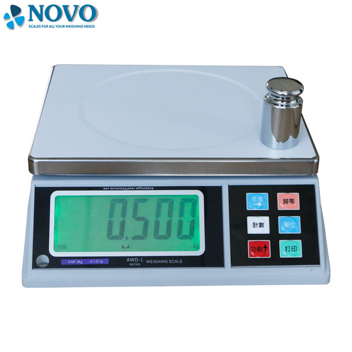 Low Profile Digital Weighing Scale Internal Rechargeable Battery Lightweight