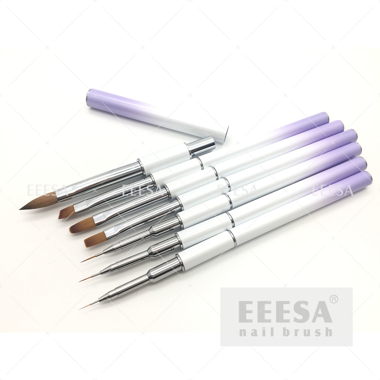 Quality Customized Pure Kolinsky Acrylic Brush 3D Sculpture Nail Painting Brush for sale