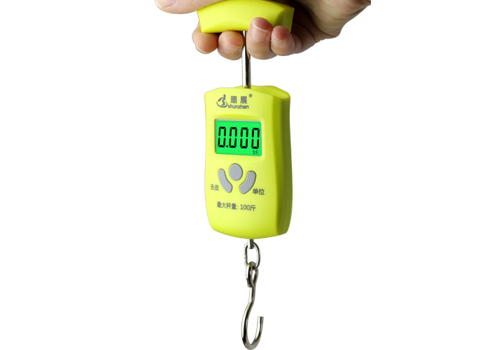 Quality 0.01kg Accuracy Hand Held Luggage Weighing Scale With T Design for sale