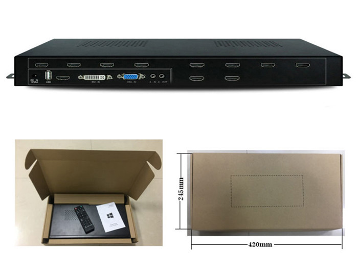 Buy cheap 1 input 9 output HDMI splitter with wall function 1x9 HDMI Video Wall Controller with 3x3 from wholesalers