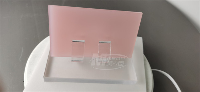 Quality Mason 3mm Thick 1250x2450mm craft Paper Masked Color Pink Acrylic Plastic Plate for sale