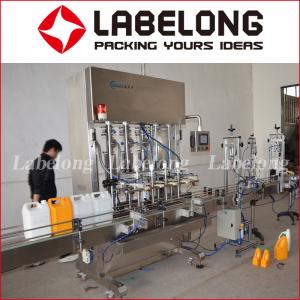 Quality Cream Ketchup Bottle Filling Capping Labeling Machine Automatic 4 Heads for sale