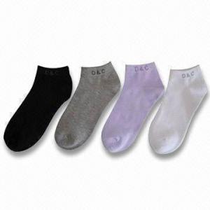 Quality Ladies Plain Ankle Socks in Various Colors and Sizes, Weighs 26g for sale