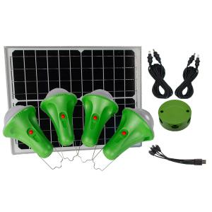 Quality 6-35 Hours 4pcs*3W Portable Solar Bulbs For Power Shortage Areas for sale