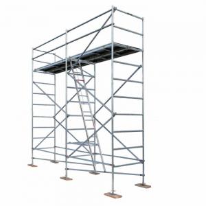 Quality Cuplock Aluminium Mobile Scaffold  H Frame Ladder Scaffolding System for sale