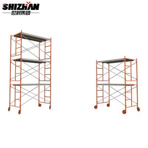 Quality Portable Aluminum Rolling Telescopic  Scaffold Tower Easy Assemble for sale