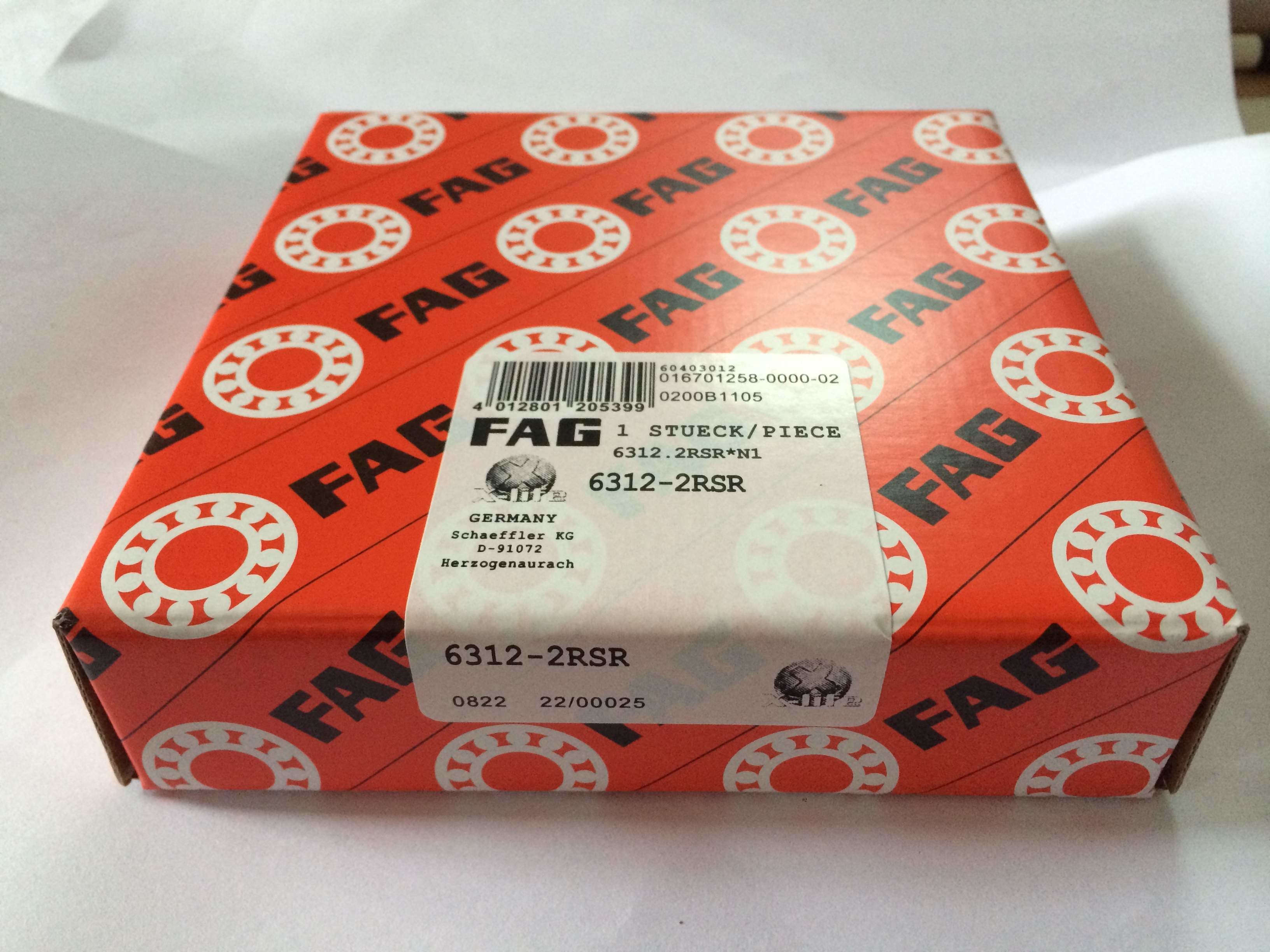 Quality deep groove ball bearing 6312-2RS 6312-2Z with high quality made by chrome steel used in machinery for sale