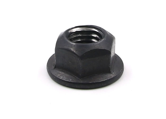 Quality DIN6926 Grade 10 Black Steel Prevailing Torque Type Hexagon Nuts for Automobiles for sale