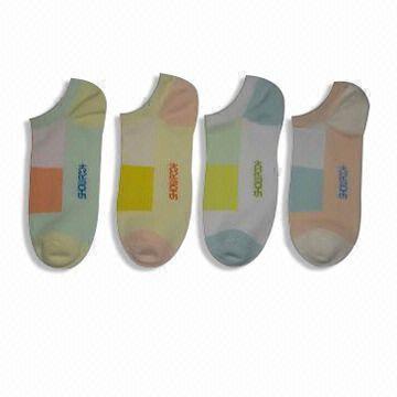 Quality Ladies Ankle Socks with Mixed Colors, Available in Size of 35 to 41 for sale