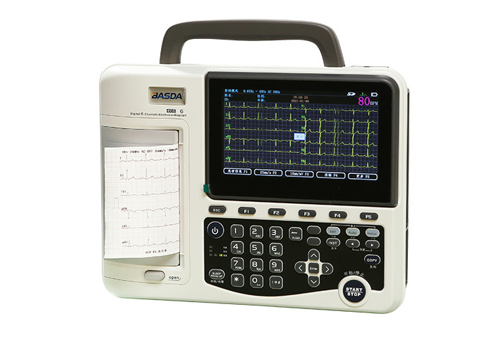 Quality 6 Channel 6 Lead Portable ECG Machine for sale