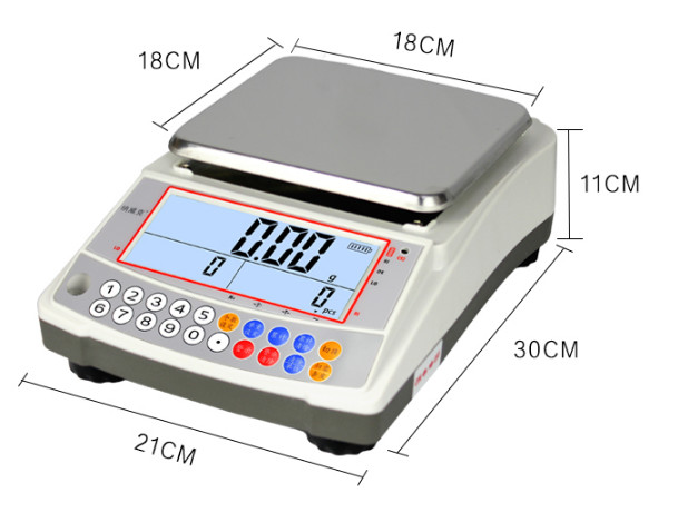 Quality 0.01g Accuracy Digital Counting Scale Plug In / Battery Powered for sale
