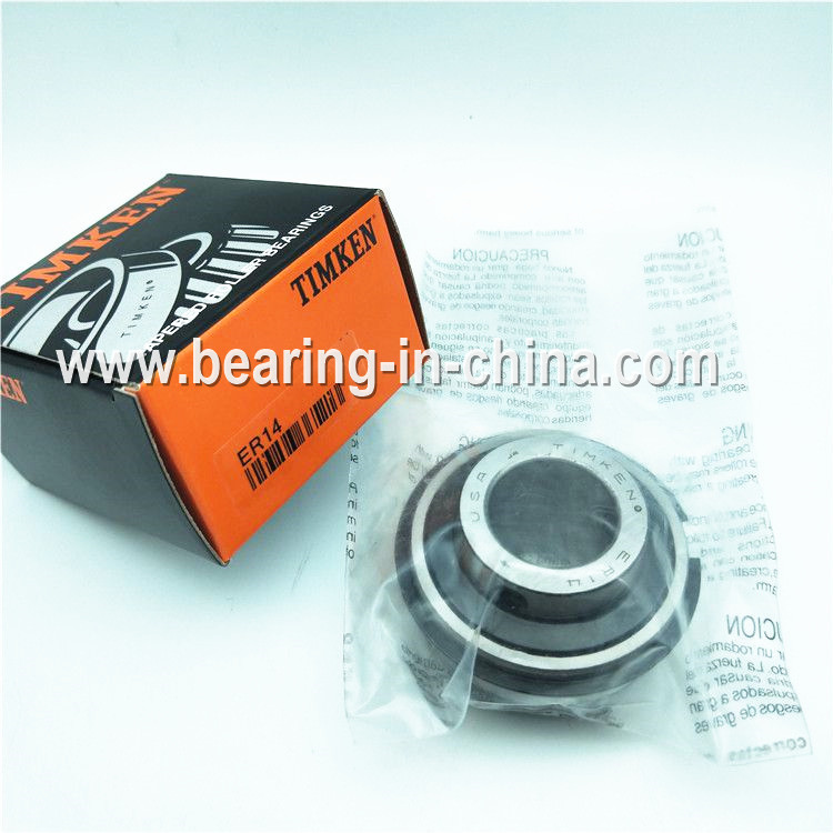 Quality ER14 TIMKEN BEARING 0.875 INCH BORE WIDE INNER INSERT BALL BEARING WITH SNAP RING for sale
