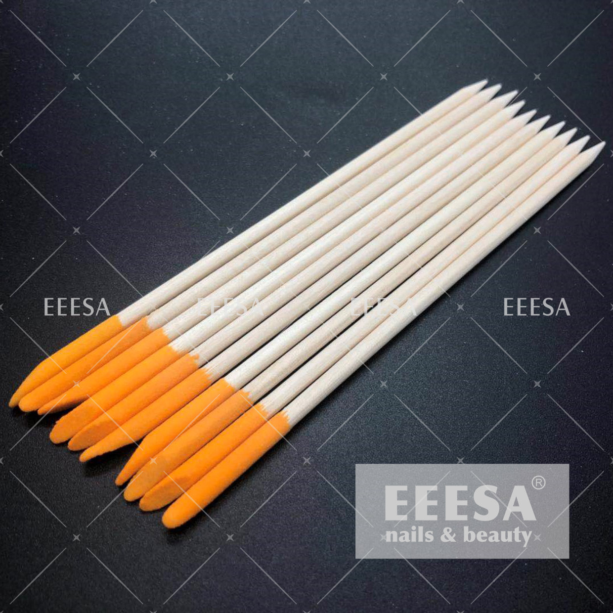 Quality Customized Orange Wood Sticks A Grade Asian Birch Wood Orange Cuticle Stick for sale