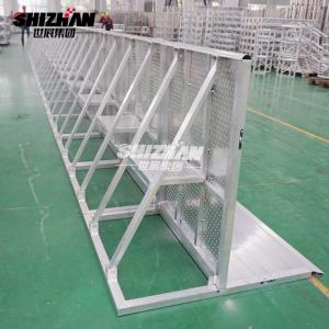 Quality 2.5x1.2m Concert Crowd Control Barriers Aluminum Barricade for sale