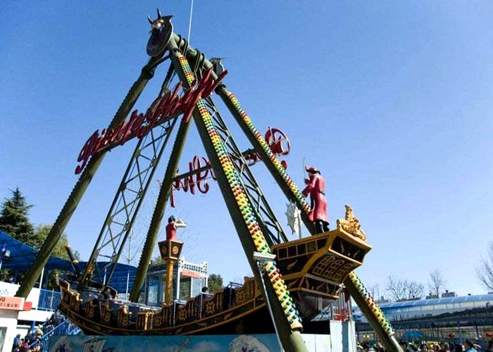 Quality 40 Seats Pirate Ship Amusement Ride With Non Fading And Durable Painting for sale