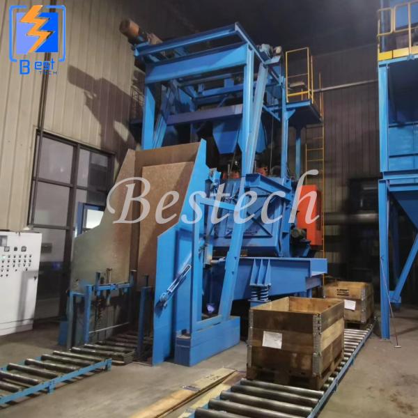 Buy Automatic Loading and Unloading Crawler Belt Shot Blasting Machine at wholesale prices