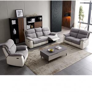 Quality New Electric Reclining Leather Sofa Vip Function Living Room Single Double Three Person Combination for sale