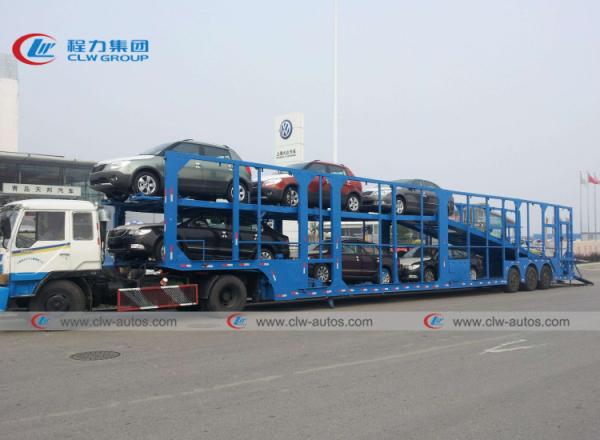Buy 2 / 3 Axle Semi Truck Trailers For SUV Transport at wholesale prices