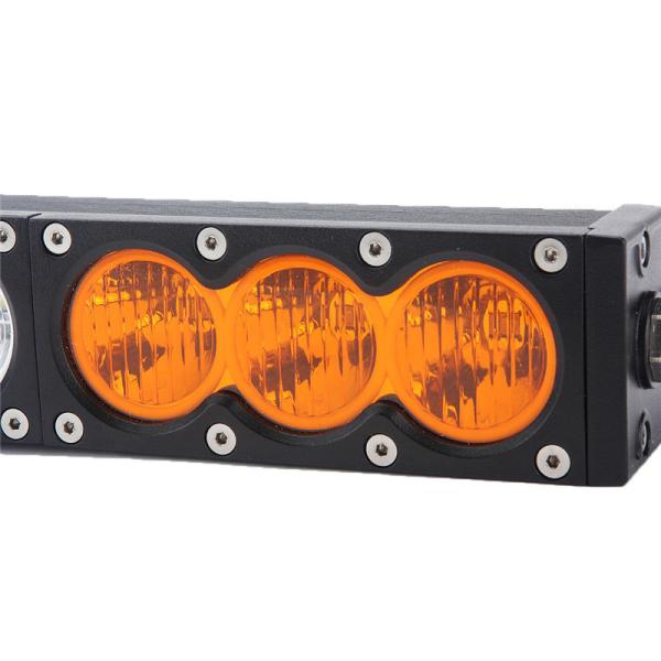 Factory hotsales Cree single row Led light bar with amber and white DHCB-L180SDC