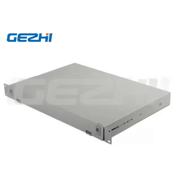 19inch 1U Slide Rail Rack Mount Full Cover Fiber Optic Patch Panel