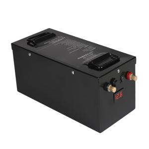 Quality Iron Case Deep Cycle 12V 200AH RV Lithium Ion Batteries for sale