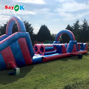 Double Stitched Inflatable Obstacle Course Inflatables Outdoors Giant Inflatable