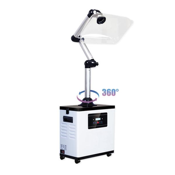 Medical Furniture Exhaust Mobile Fume Extractor , Moxibustion Fumes Extraction System