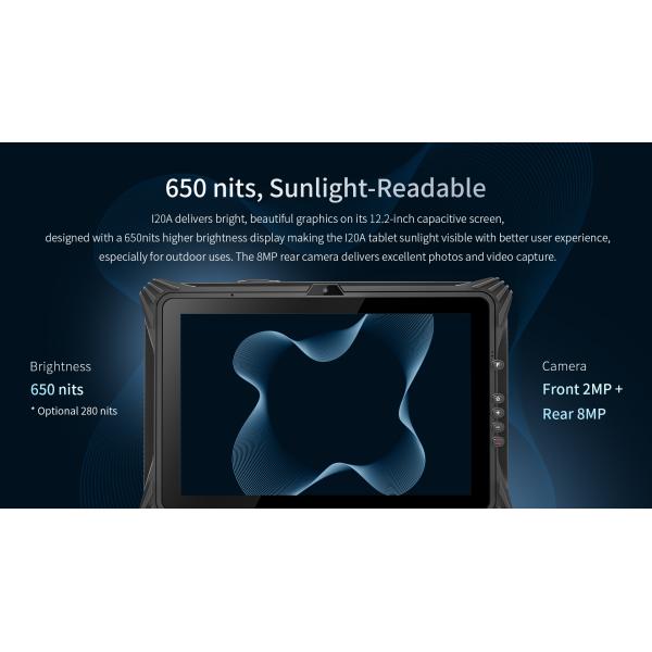 Private Mold 12 Inch Rugged Industrial Tablet Computer with GPS and Waterproof Design