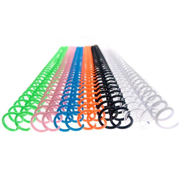 A4 Size 19mm Black Metal Spiral For Notebook And Calendar