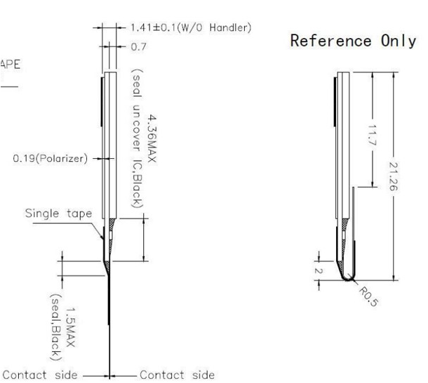 0.96 Inch OLED Display Module with 128x64 Resolution and SPI Interface for Graphic Applications
