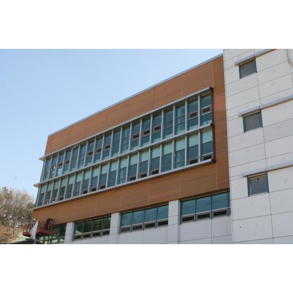 Commercial Waterproof WPC Decorative Panels Wall Cladding 155mm