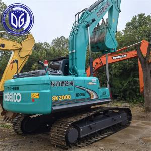 China 20T SK200D Used Kobelco Excavator Hydraulic Crawler Excavator on sale