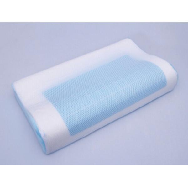 White / Blue Memory Foam Pillows With Standard Size 50kgs / m3