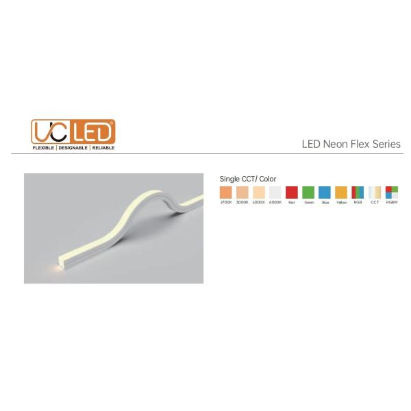 CV And DMX512 Top Bend LED Neon Strip Flex Light 24V Excellent Flexibility LED Lighting