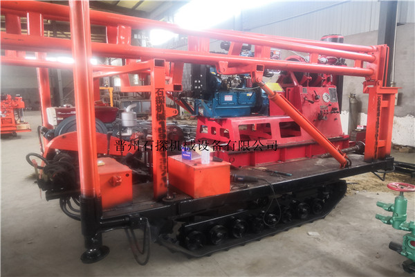Geological Exploration Core Crawler Mounted Drill Rig Machine For Soil Test