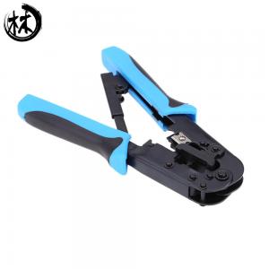 Quality 4P 6P 8P Network Cable Crimping Tool , Ethernet Cable Crimper Kit Carbon Steel for sale