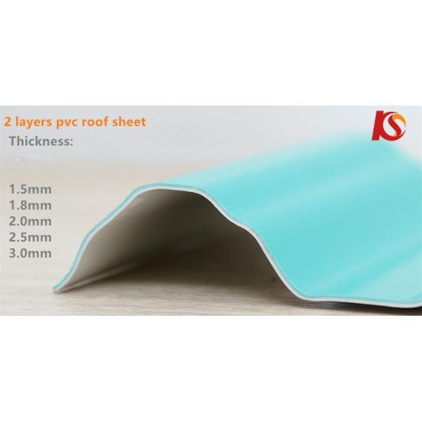 4 Layer ASA Coating PVC Trapezoidal Roof Sheets White ASA Surface UPVC Roofing Sheet