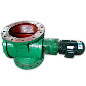 Stable Output Impeller Feeder , Rotary Valve 300mm Diamter Convenient