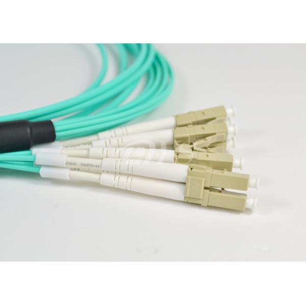 High Performance MPO/MTP 8 Core Fiber Optic MPO To LC Patch Trunk Cables