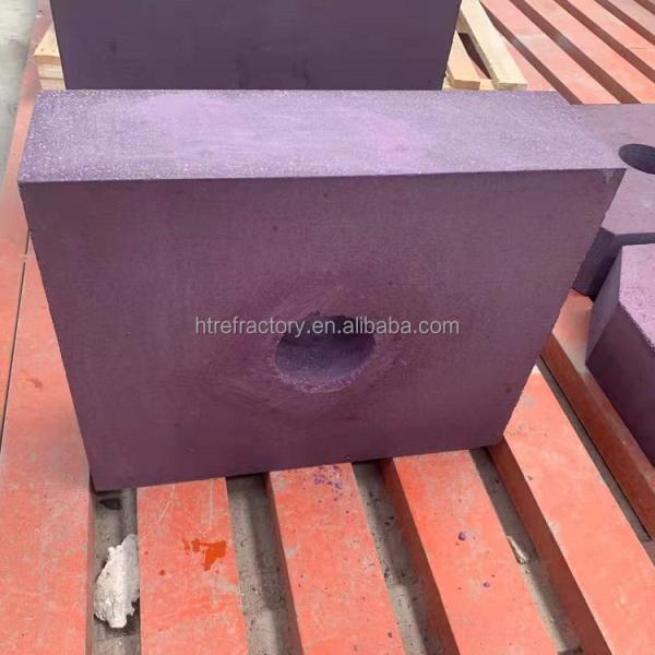 Industrial Furnaces Little SiO2 Content Chrome Corundum Brick for Glass Furnace Lining