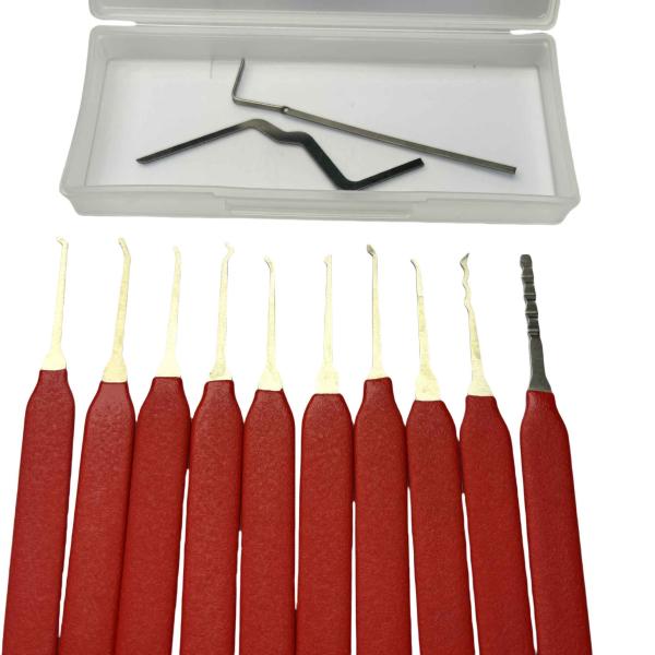 Hook 12pcs Hook Set Locksmith Hardware Tools Multi-Function With Box