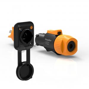 China Industrial Male And Female Power Connector Waterproof Ip65 Outdoor on sale
