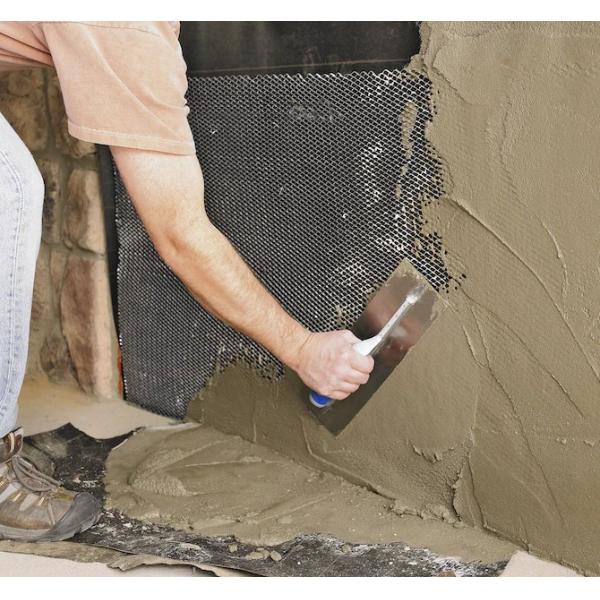 G30 G60 Zinc Coating Stucco Wire Mesh 3.4lbs Galvanised Metal Mesh Lath