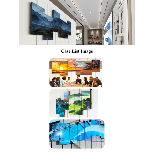 CAIYI Custom Moving LED Screen Gold Plated HD Advertising Screen